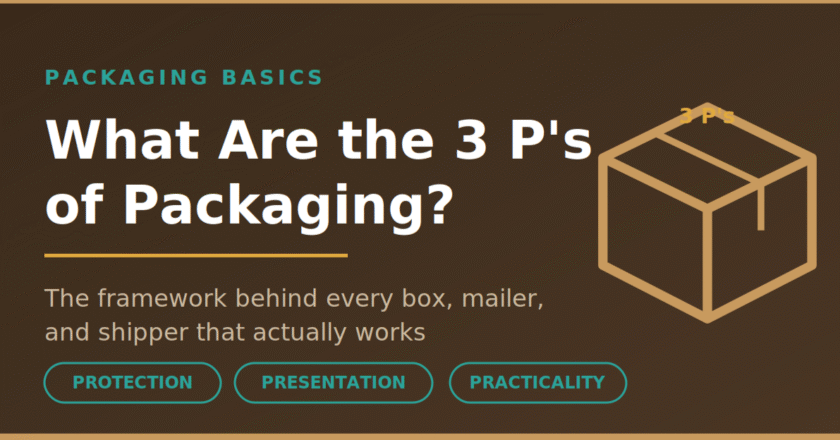 What Are the 3 P’s of Packaging? The Framework Behind Every Great Box